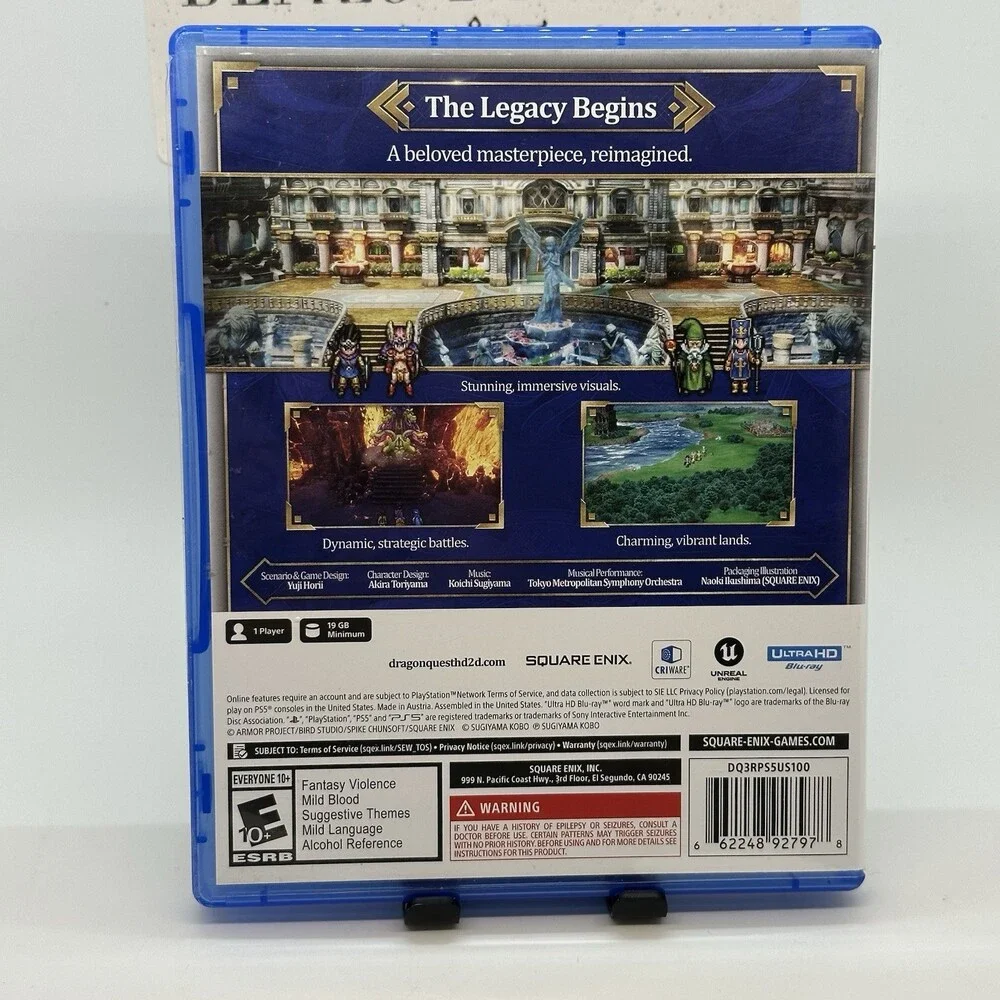 Dragon Quest III HD-2D Remake (Sony PlayStation 5, Square Enix, 2024) - Tested!